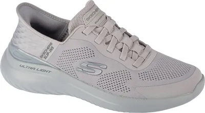 Produktbild von Skechers Herren Sneaker Bounder 2.0-Emerged in Grau EU 43 mit Air-Cooled Memory Foam, Hands Free Slip-ins und Comfort Pillow, maschinenwaschbar und vegan, aus atmungsaktivem Textil-Synthetik für Freizeit und Spaziergänge, 3,18 cm Keilhöhe.