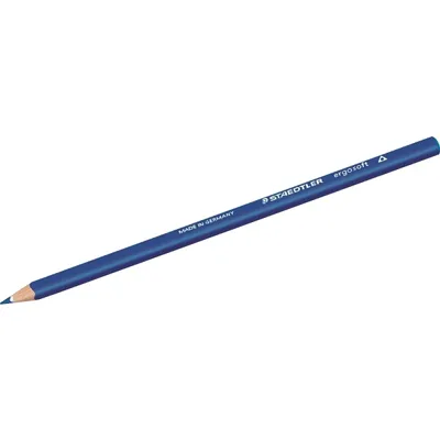 Zdjęcie produktu dla Drewniany ołówek automatyczny Staedtler "ergosoft", kobaltowy niebieski