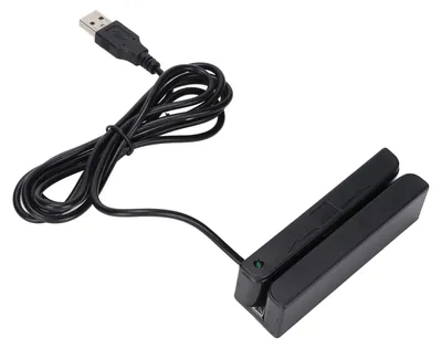 Obrázek produktu pro Čtečka kreditních karet s rozhraním USB, podpora Plug and Play, obousměrné čtení, široké uplatnění, čtečka karet pro ověřování v bankovních pokladnách