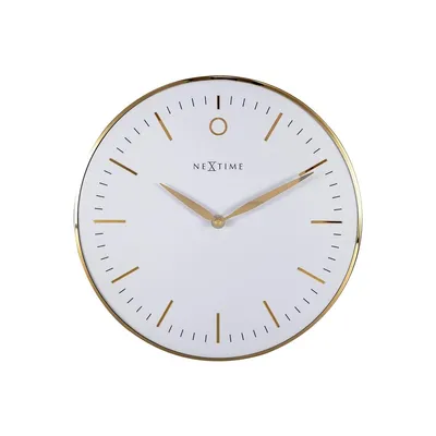 Produktbild von Nextime Wanduhr Small Glamour Ø 30 cm weiß
