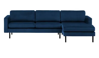 Produktbild von SLF24 - Rechtsseitiges Ecksofa Lioni - dunkelblau - Kronos 9