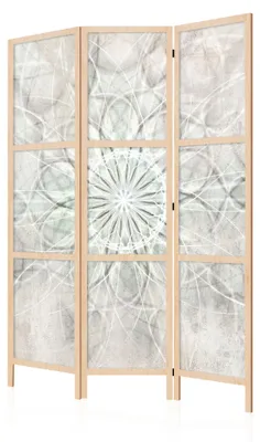 Produktbild von LUMASOUL Paravent einseitiger, Paravent Raumteiler Innen, Boho Japanisch Motiv, 135x172 cm