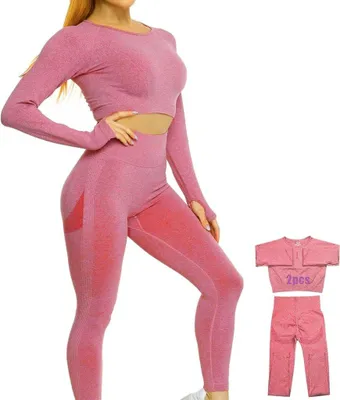Produktbild von 3-teiliges Damen-Sportset mit Leggings und Sport-BH