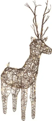 Produktbild von Figur LUMINEO beleuchtetes Rentier 26x23x69 cm HOMLA