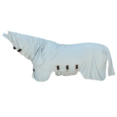 Produktbild von Kentucky Horsewear Ekzemerdecke mit Halsteil Fliegendecke Grau 160-7'0