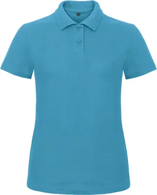 Produktbild von B&C PWI11 | Damen Polo ID.001 /Femininer Schnitt - Farbe: Atoll - Größe: XL