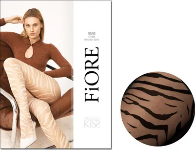 Produktbild von Zebra-Strumpfhose TIGRIS 15 DEN 4 Black