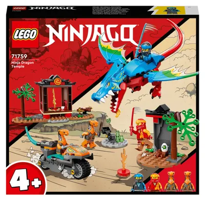 Image de LEGO 71759 NINJAGO Temple du Dragon Set avec 4 minifigures