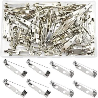 Produktbild von Famanu Sicherheitsnadeln 200 Stück - 20 mm, Metall, für Schmuck und Handwerk