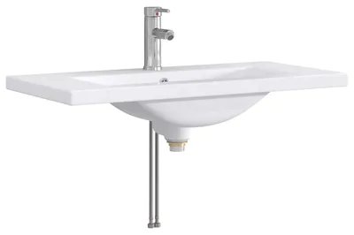 Obrázek produktu pro Umývadlo do koupelny Chrom 81 x 40 x 17,5 cm Kov
