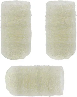 Produktbild von Körperwaschlappen-Set, 3 Stück - natürliche Wollwaschlappen - biologisch abbaubar - entfernt abgestorbene Hautzellen - Service-Top-Produkt