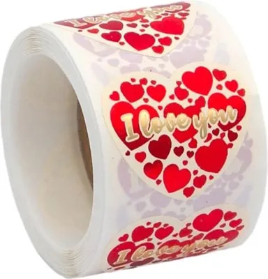 Produktbild von étiquettes adhésives fleur de coeur, 250 unités, 45 x 40 mm