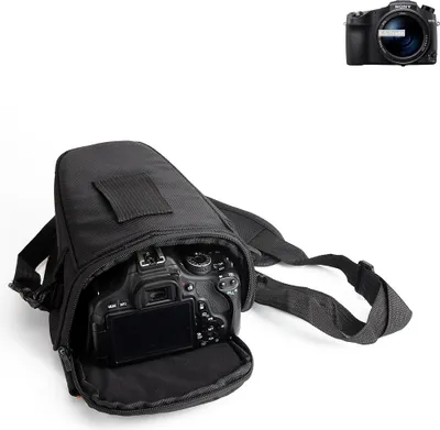 Produktbild von K-S-Trade Kameratasche Fototasche Schultertasche Umhängetasche kompatibel mit Sony Cyber-shot DSC-RX10 IV Colt für Systemkameras Schutzhülle bag