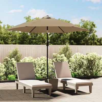 Produktbild von vidaXL Ersatzbezug für Sonnenschirm Taupe 300 cm