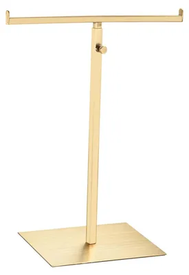 Imagen del producto de Omgoods - Soporte para bolsos en forma de T - Estante metálico ajustable para accesorios