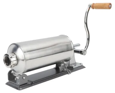 Wurstfüllmaschine 3L Edelstahl, horizontal, Handbetrieb