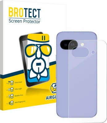 Produktbild von BROTECT Schutzglas für Google Pixel 9a (Rückseite) Schutzfolie Panzer Folie Glas Display Schutz klar