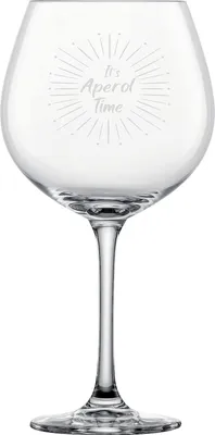 Zdjęcie produktu dla EKM Living Schott Zwiesel XXL Cocktailglas 814ml mit Gravur It's Aperol Time - witzige Geschenkidee für Aperol Spritz Liebhaber, Geburtstag, Freundin, Freund, Schwester, Frau (Aperol, Aperol Time)