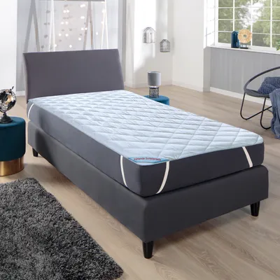 Produktbild von Matracový chránič s letnou a zimnou stranou "TopCool" 180x200 cm, cca 3-5 cm matracový chránič - Öko Tex - vysoko kvalitný priedušný matracový chránič