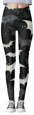 Imagen del producto de Leggings deportivos de cintura alta con motivos de Halloween