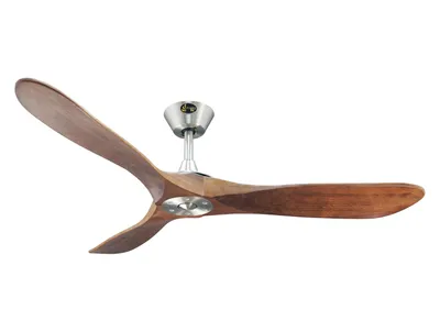 Produktbild von Deckenventilator DC braun mit 223RPM Flügeln und Licht für 35m2