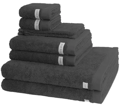 Produktbild von Ross Sinfonie 2 X Wasch- 2 X Gäste- 2 X Dusch- 2 X Handtuch im Set Hochwertiger Walkfrottee für höchsten Komfort, Flauschiger Griff für angenehmes Hautgefühl, Elegante Bordüre für stilvolle Akzente