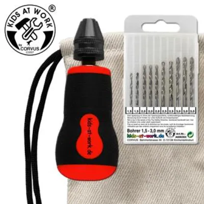 Produktbild von Handbohrer kurz mit Bohrern