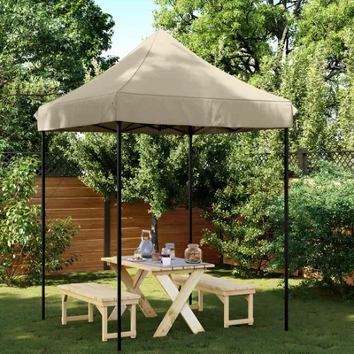 Immagine prodotto di Maison Exclusive - Tenda per feste, dimensioni 200 x 200 x 306 cm, colore beige, tessuto Oxford