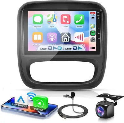 Image de Autoradio Android - Système multimédia - Centrale de navigation - Autoradio - Écran tactile HD de 9 pouces