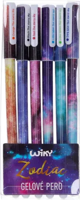 Immagine prodotto di Set di 6 penne gel - Zodiaco