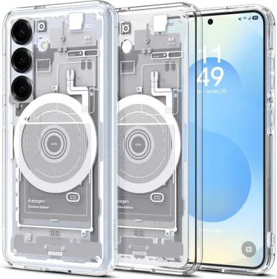 Zdjęcie produktu dla Spigen Ultra Hybrid Zero One (MagFit), Pokrowiec, Samsung, Galaxy S25, 15,8 cm (6.2"), Czarny