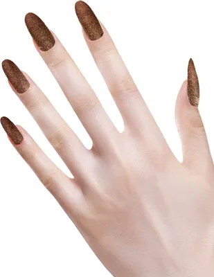 Produktbild von Glitzer Fingernägel kupfer