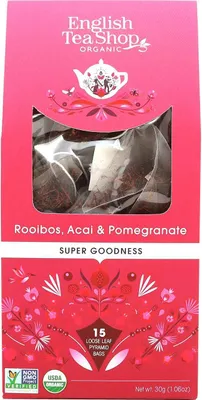 Obrázek produktu pro Rooibos, ovoce acai a granátové jablko 15 pyramidek sypaného čaje