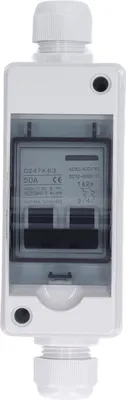 Produktbild von Miniatur-Leitungsschutzschalter 50Amp wasserdicht 2P DC Solar Trennschalter Isolator für Solar PV System DC 12?400V AC 90?400V