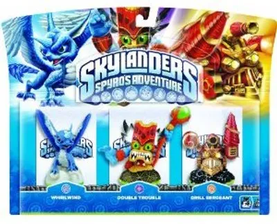 Produktbild von Skylanders Spyro Adventure Pack - Whirlwind - Double Trouble - Drill Sergeant