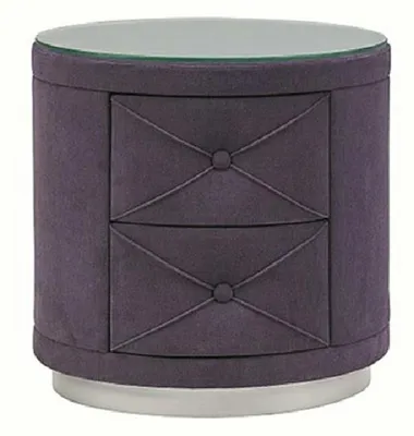 Image de Table de chevet Tables de chevet Tables de nuit Commode de nuit ronde Nouveau