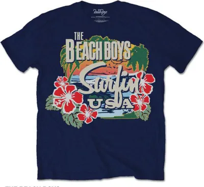 Produktbild von The Beach Boys Surfin USA Tropical Navy Blue XL T-Shirt