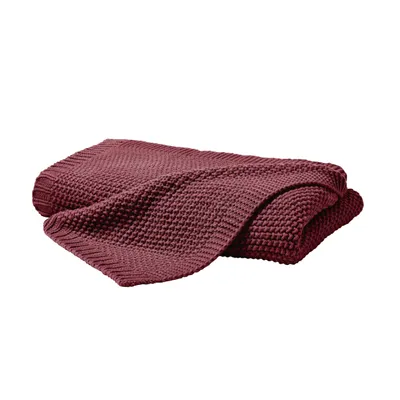 Produktbild von Vario Strickdecke marsala, 130 x 170 cm