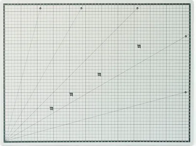 Obrázek produktu pro Oboustranná řezací podložka 3 mm 60x45 cm samoregenerující