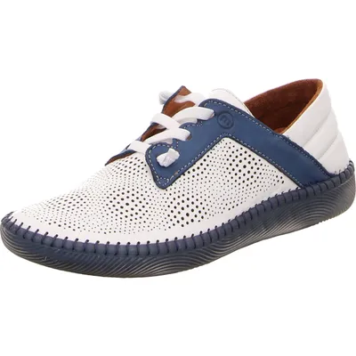 Produktbild von Manitu Schnürhalbschuhe in weiss/weiss kombi, Gr. 40