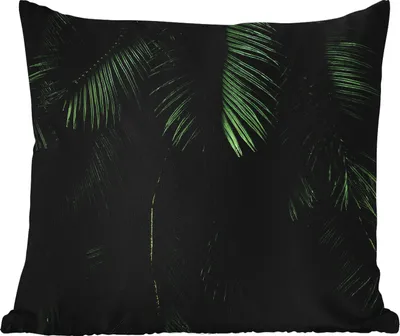 Produktbild von MuchoWow® Outdoor Kissen - Blätter - Tropisch - Muster - Jungen - Mädchen - Kinder - Kind - 60x60 cm - Wetterfest - Lounge Kissen - Dekoration - Schlaf Kissen