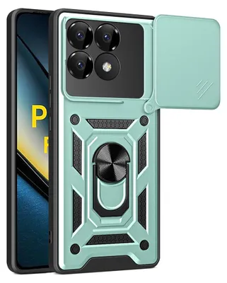 Obrázok produktu pre Techsuit CamShield Series puzdro pre Xiaomi Poco F6 Pro – zelené