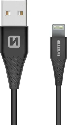 Produktbild von Swissten, Lightning auf USB Kabel 60W knotenfrei 1.5m iPhone / iPad, Schwarz