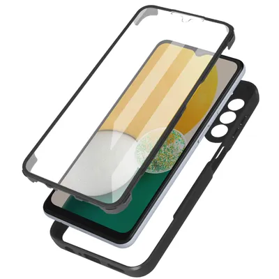 Produktbild von Avizar, Hülle mit harter Rückseite und Silikonumrandung für Samsung Galaxy A13 5G / A04s, Schwarz