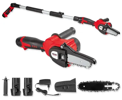Produktbild von WALTER Li-Ion-Akku Hochentaster Kettensäge 12 V mit 2 Akkus