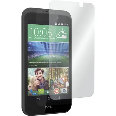 Produktbild von 2er-Pack PhoneNatic Glas-Folie klar  kompatibel mit HTC Desire 320 - Panzerglas für Desire 320