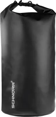 Produktbild von SCHNORR Drybag 80L Schwarz - wasserdichter Packsack 1000D mit Rollverschluss