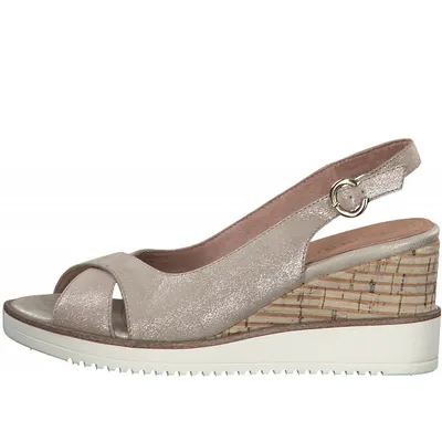 Produktbild von Tamaris Damen Keilsandalette in Weiß, Größe 39