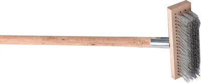 Immagine prodotto di Spazzola per pavimenti per superfici ruvide, lavapavimenti in filo d'acciaio inossidabile, 20 cm