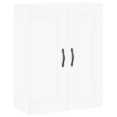 Image de Armoire murale blanc 69,5x34x90 cm bois d'ingénierie
